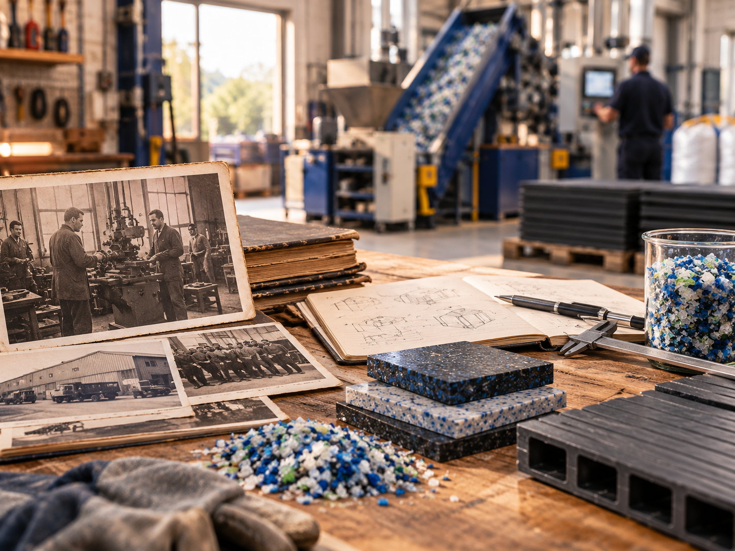 Héritage industriel et transformation du plastique recyclé chez Carbon Blue